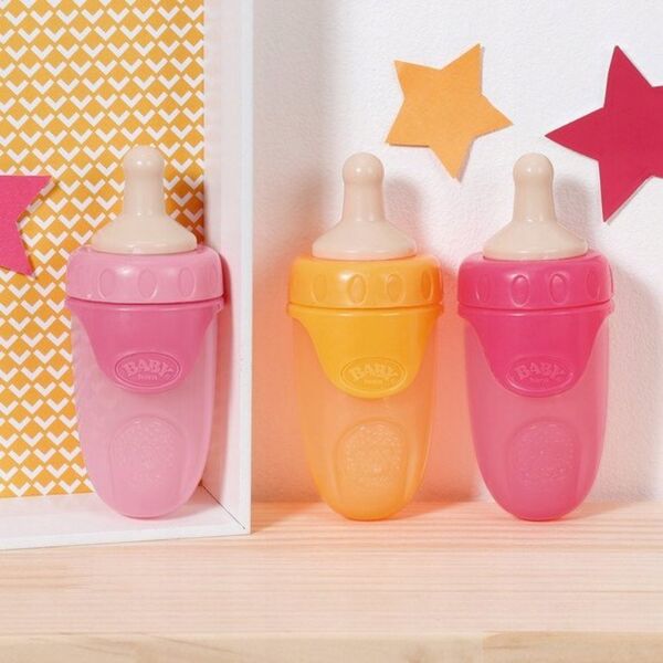Baby Born BABY born Bottle w Cap 3 asst 43cm assorteret