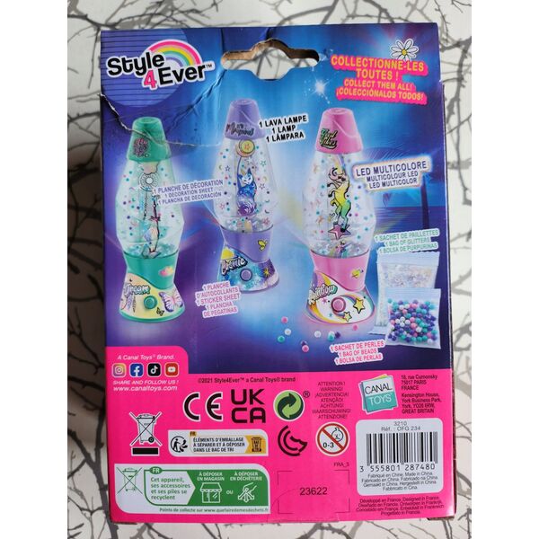 Canal Toys STYLE 4 EVER Mini Lava Lamp DIY 3 asst. assorteret