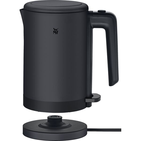 WMF WMF KITCHENminis 04.1314.0071, 0.8 L, 1800 W, Black, Stainless steel, Water level indicator, Overheat protection