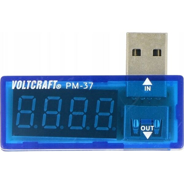 Adapter USB Voltcraft USB måleadapter digitalVOLTCRAFTPM-37CAT IVisning (counts): 999