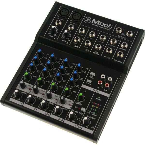 Mackie Mackie Mix8, 8 channels, Black