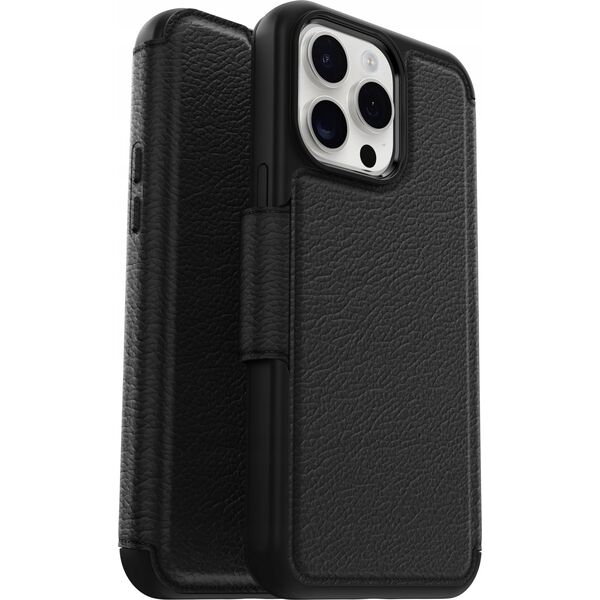 OtterBox OtterBox Strada Series Folio mit MagSafe für das Apple iPhone 15 Pro Max - Schwarz