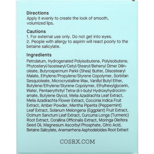 CosRx Cosrx Refresh AHA BHA Vitamin C Lip Plumper 20g