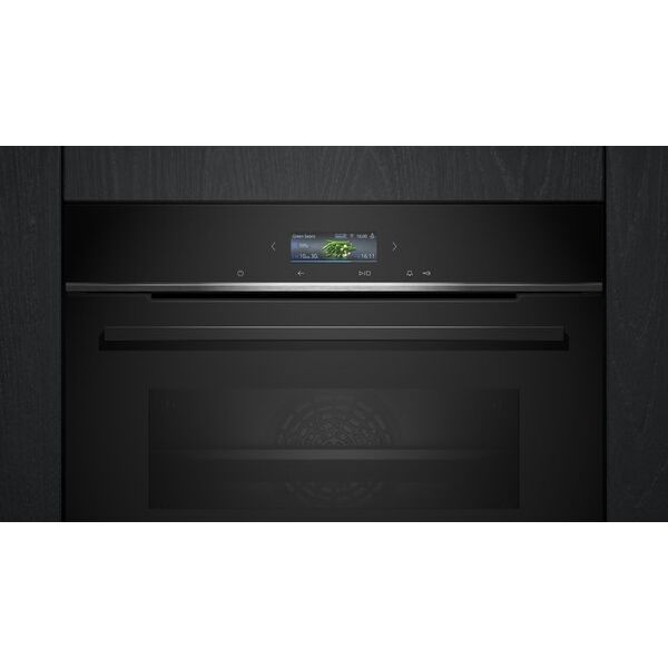 Piekarnik Siemens Siemens iQ700 CB774G1B1, Medium, Electric, 47 L, 47 L, 30 - 300 °C, Catalytic + Pyrolytic