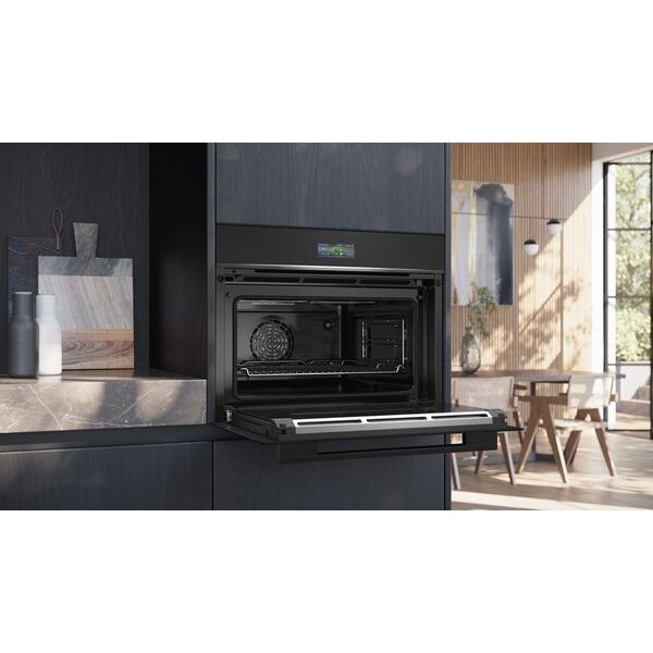 Piekarnik Siemens Siemens iQ700 CB774G1B1, Medium, Electric, 47 L, 47 L, 30 - 300 °C, Catalytic + Pyrolytic
