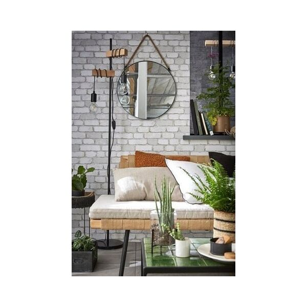 Lampa podłogowa EGLO EGLO TOWNSHEND 1 GULV 2L SORT/TRÆ FSC