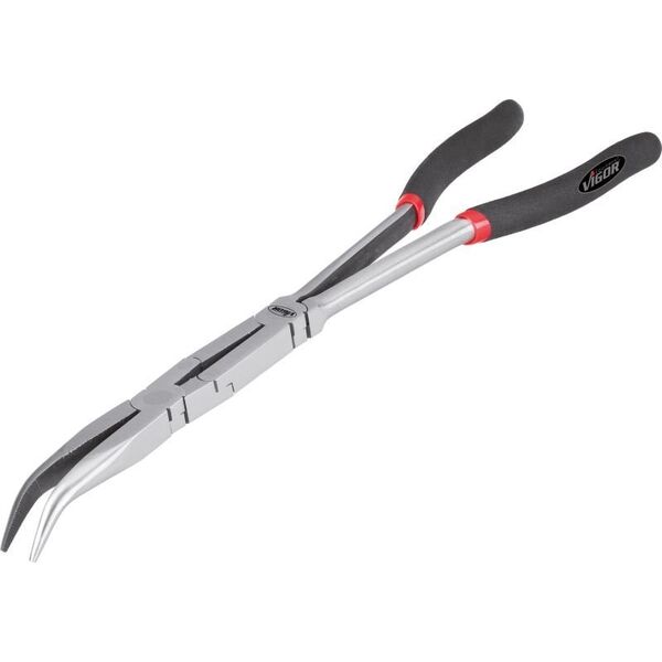 Vigor Værksted Fladrundtang Vigor V2782 45° bøjet 335 mm