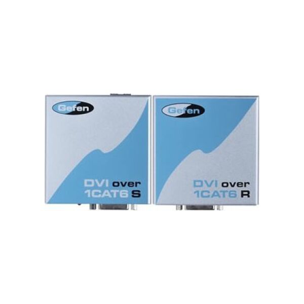 Gefen Gefen EXT-DVI-1CAT6, DVI, RJ-45, Blue, Silver