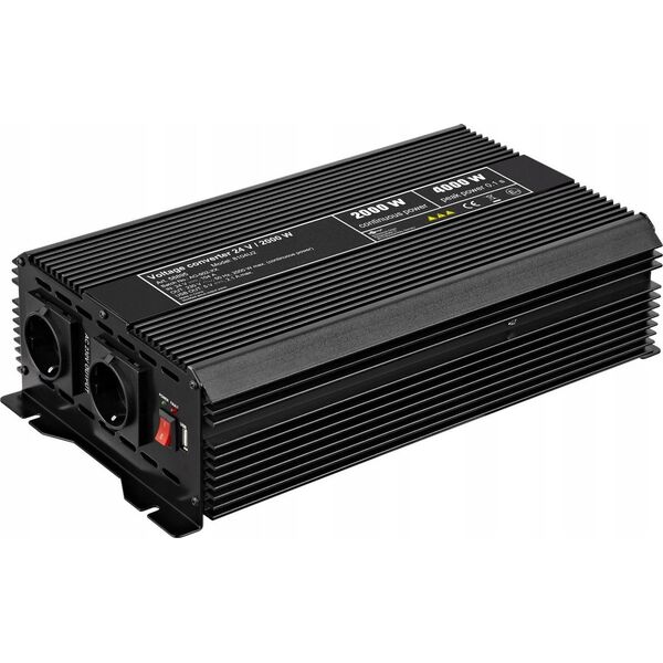 Zasilacz Goobay Goobay 58895, Universal, Universal, 24 V, 2000 W, 230 V, DC-to-AC