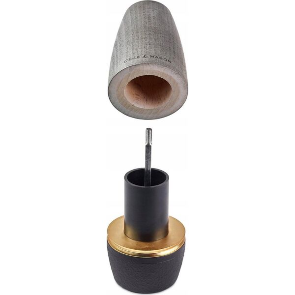 Młynek do przypraw Cole & Mason Cole & Mason H322015, Black, Grey, Wood, Salt, 135 mm