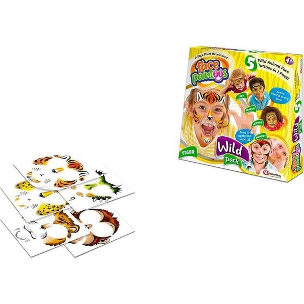 Interplay Entertainment FACE PAINTOOS Wild Pack, 6 pcs per outer