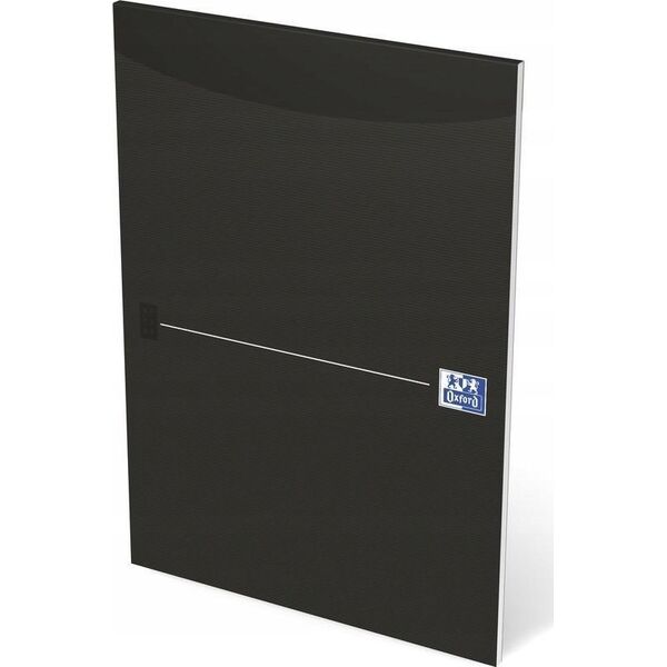 Oxford Notesblok OXFORD Office Essentials, sort, toplimet A4, kvadreret