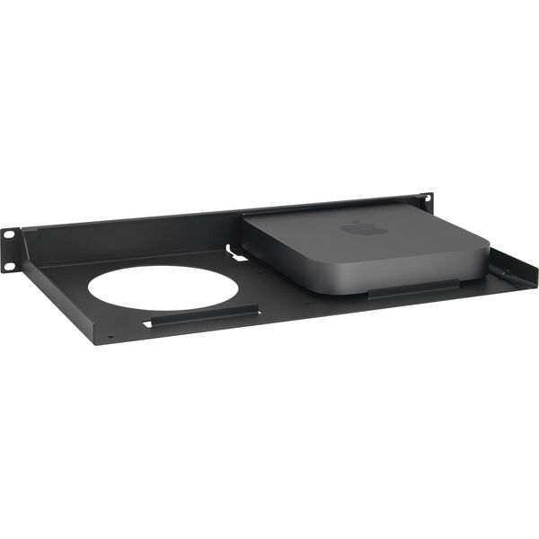 Uchwyt do komputera Rackmount IT Rackmount.IT RM-AP-T1, Mounting bracket, Black, 1U, Apple Mac Mini, 48.3 cm (19"), 482 mm