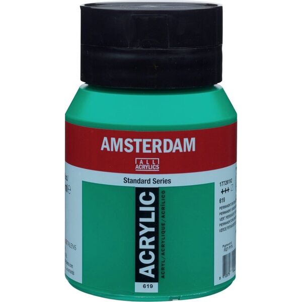 Artequipment AMSTERDAM AAC 500ML PERM.GREEN DP Jar 500 ml