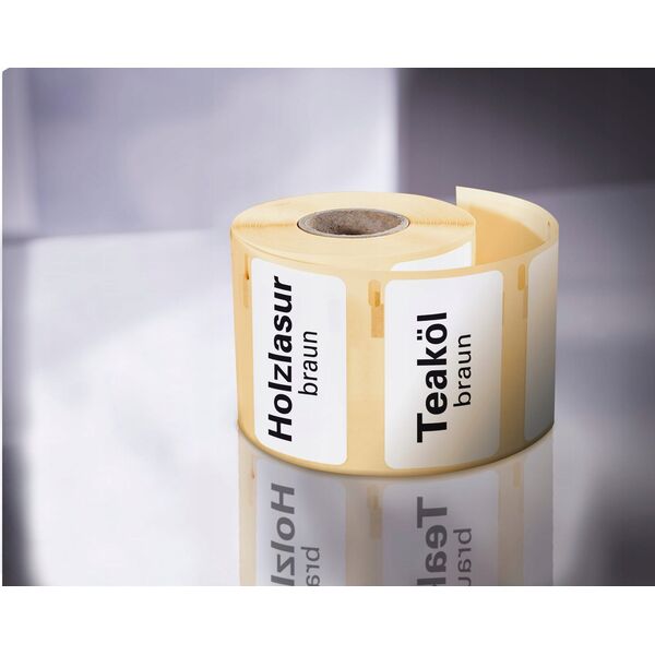 AVERY Avery A1933081, White, Rectangle, Permanent, Black on white, Roll, Polyester