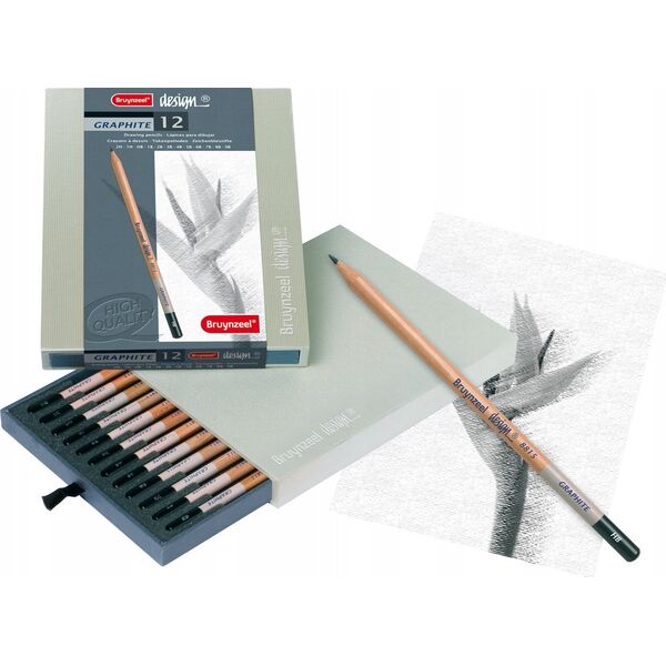 BRUYNZEEL SAKURA Bruynzeel Design graphite box | 12 pieces