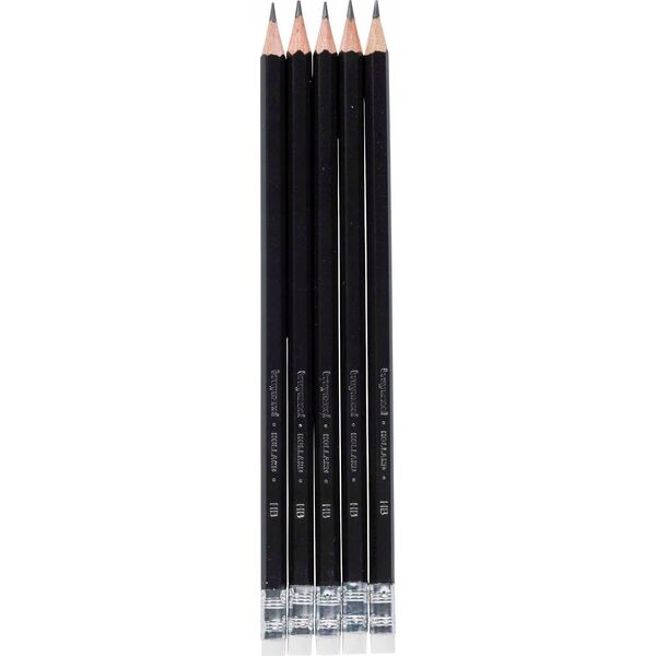 BRUYNZEEL SAKURA Bruynzeel Graphite pencil set | 5 HB graphite pencils with eraser tips