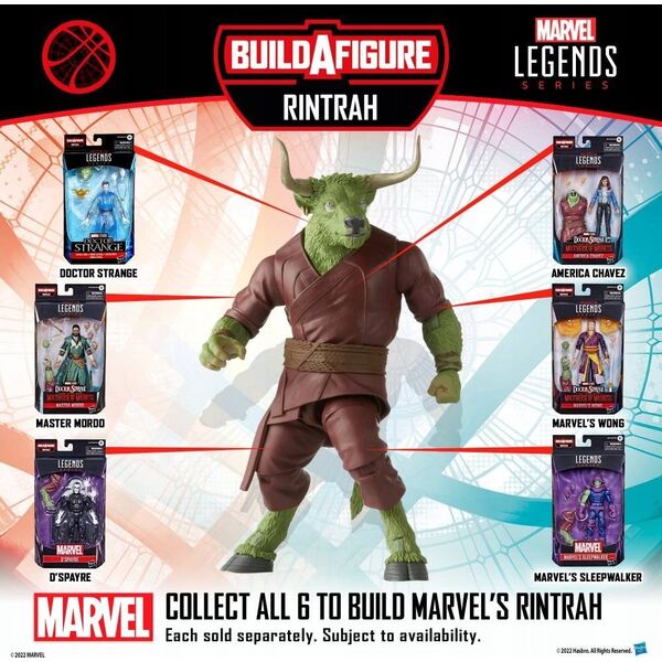 Figurka Marvel Marvel Legends Series 6 Inch Build-A-Figure Rintrah America Chavez