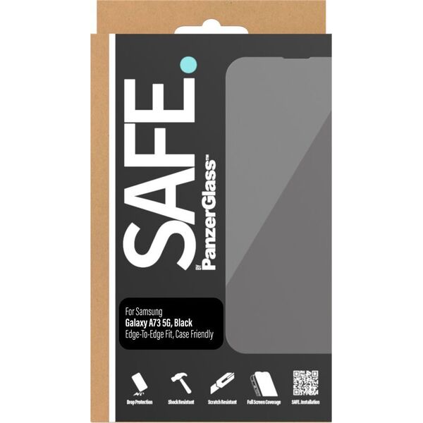PanzerGlass SICHER. von PanzerGlass™ | Displayschutzfolie – Ultraweite Passform | Samsung® Galaxy A73 5G
