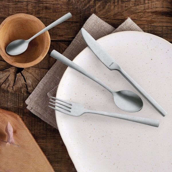 Amefa Manille 9035 - 16-pc set in vintage box - stainless steel-stonewash