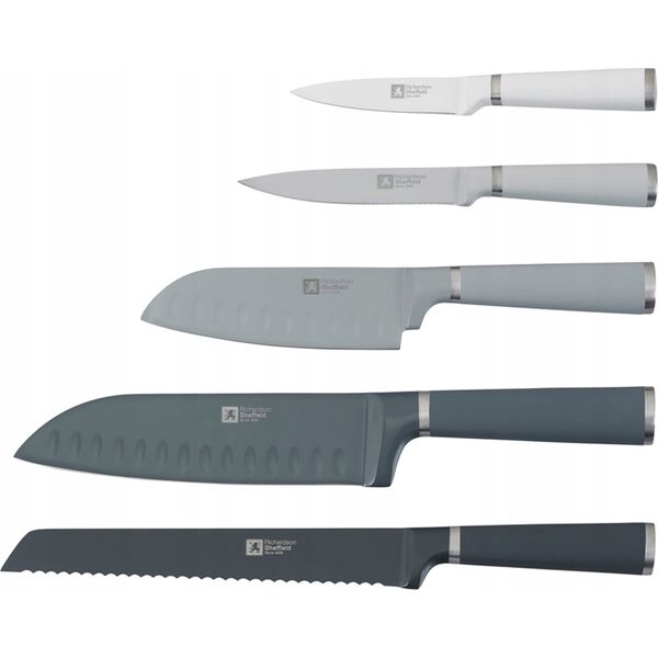 Richardson Sheffield Richardson Sheffield  SEASONS - 5 pc knife block - grey shades