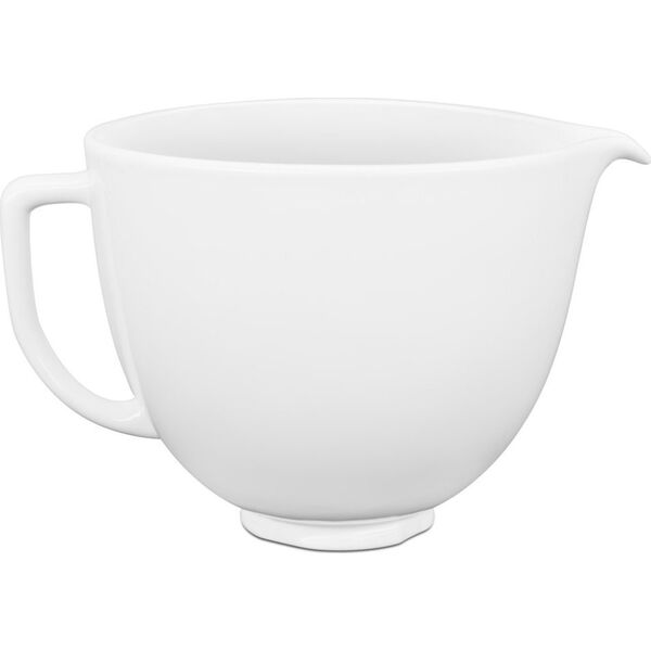Robot planetarny KitchenAid KitchenAid 5KSM2CB5LW, Single, White, 4.7 L, Ceramic, Italy