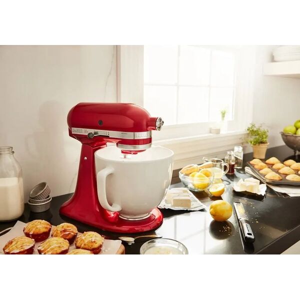 Robot planetarny KitchenAid KitchenAid 5KSM2CB5LW, Single, White, 4.7 L, Ceramic, Italy