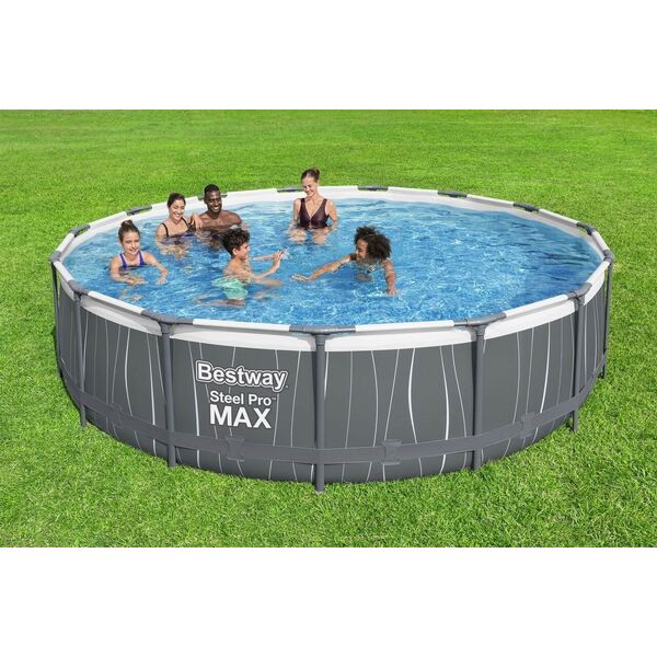 Triton Basen Stelażowy 15FT 457x107 cm SteelPRO BESTWAY