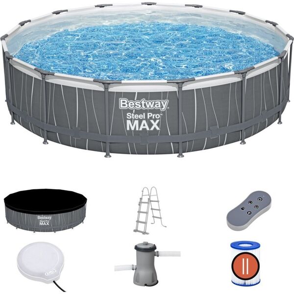 Triton Basen Stelażowy 15FT 457x107 cm SteelPRO BESTWAY