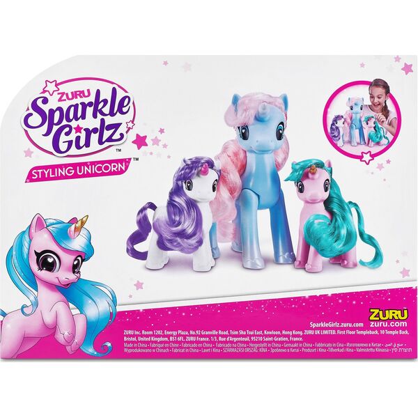 Figurka Triton Figurki Błyszczący jednorożec karton 6 sztuk ZURU Sparkle Girlz