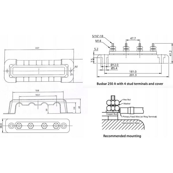 Victron Energy Victron Energy Rozdzielacz DC 250A 4p