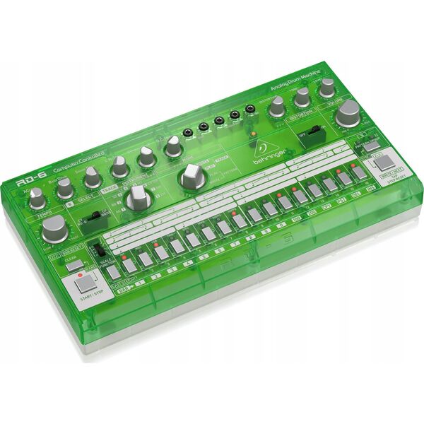 Behringer Behringer RD-6-LM Maszyna perkusyjna - zielony przeźroczysty