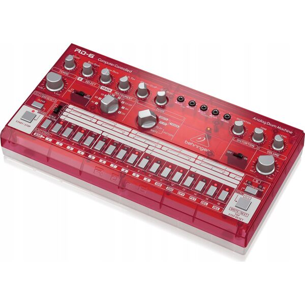 Behringer Behringer RD-6-SB Maszyna perkusyjna - czerwony przeźroczysty