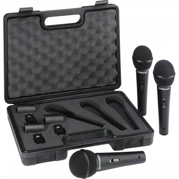 Behringer Behringer XM1800S Zestaw 3 mikrofonów dynamicznych