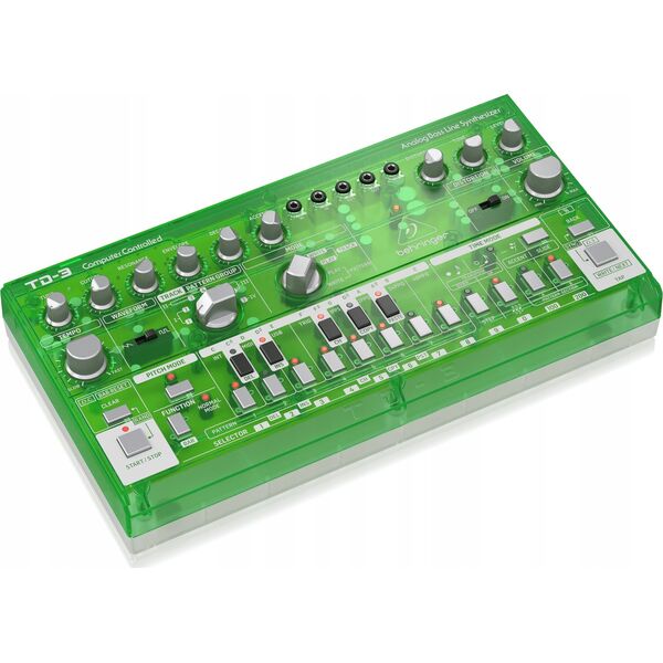 Behringer Behringer TD-3-LM Syntezator linii basowej zielony przeźroczysty
