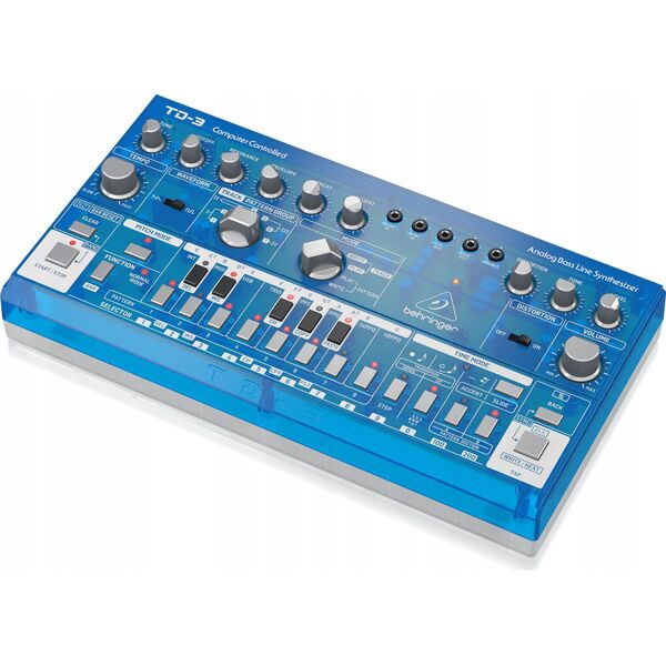 Behringer Behringer TD-3-BB Syntezator linii basowej niebieski przeźroczysty
