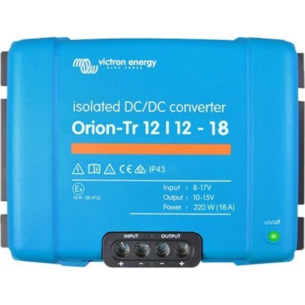 Przetwornica Victron Energy Przetwornica samochodowa Victron Energy Orion-Tr 12/12-18A 220 W (ORI121222110)