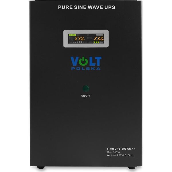 UPS Volt Zasilacz awaryjny SINUS UPS 500 + 26Ah (300/500W) [1,5m przewód]
