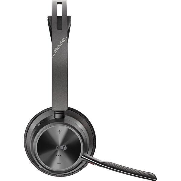 Słuchawki Poly POLY Zestaw słuchawkowy Voyager Focus 2 z certyfikatem Microsoft Teams USB-C-C + przejściówka USB-C/A + podstawka ładująca