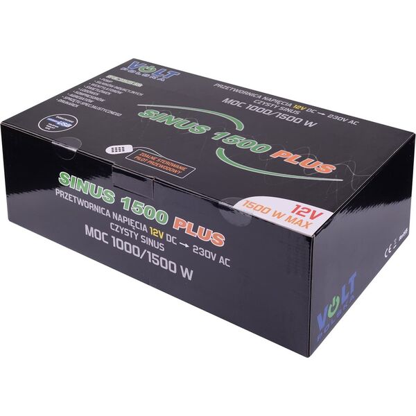 Przetwornica Volt Przetwornica napięcia SINUS PLUS 1500 12/230V (1000/1500W) + PILOT