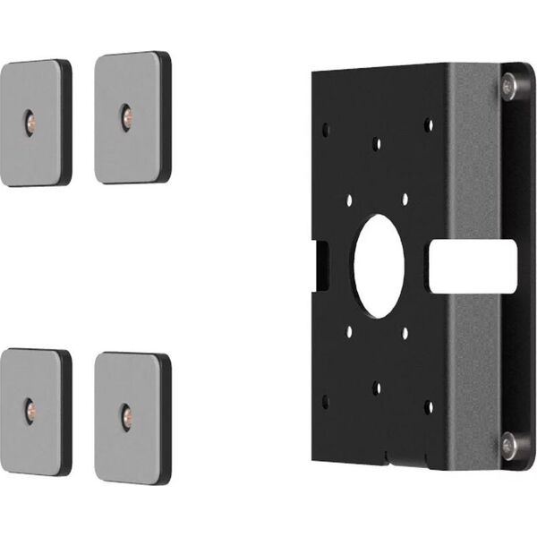 Uchwyt Compulocks Compulocks VESA Glass Mount Bracket with Security Slot - Befestigungskit (VESA-Halterung) - fur LCD-Display/Tablet - Montageschnittstelle: 100 x 100 mm - auf Glas befestigt