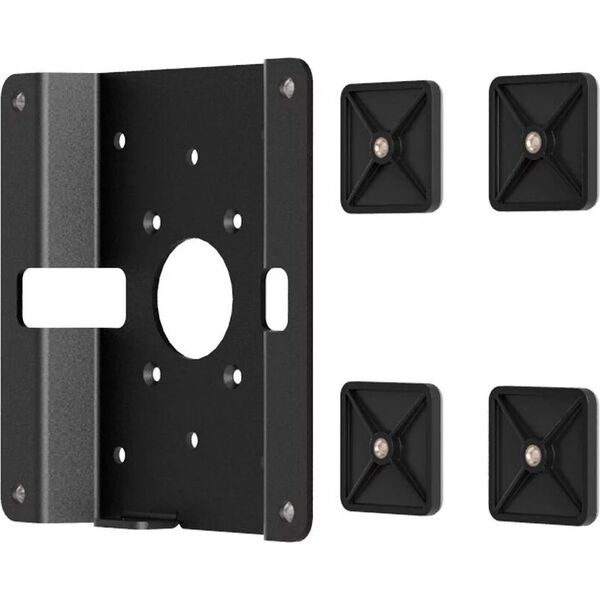 Uchwyt Compulocks Compulocks VESA Glass Mount Bracket with Security Slot - Befestigungskit (VESA-Halterung) - fur LCD-Display/Tablet - Montageschnittstelle: 100 x 100 mm - auf Glas befestigt