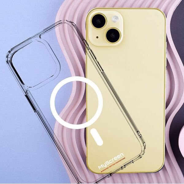 MyScreen Protector Etui do iPhone 15 MyScreen REVO CLEAR CASE MagSafe