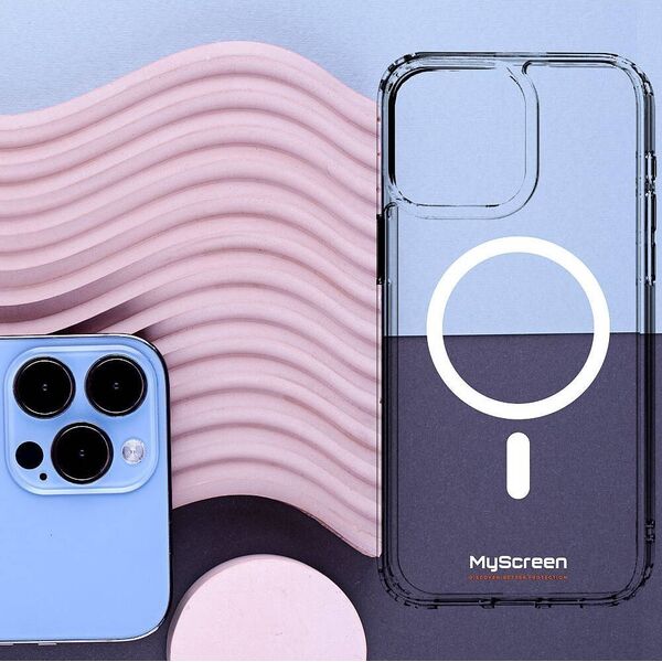 MyScreen Protector Etui do MyScreen do iPhone 15 Plus REVO CLEAR CASE MagSafe