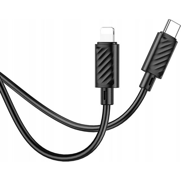 Kabel USB Hoco USB-C - USB-C 1 m Czarny (HOCOACC8)