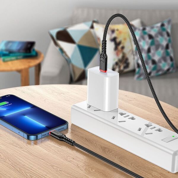 Kabel USB Hoco HOCO KABEL TYP C DO IPHONE LIGHTNING 8-PIN PD 20W VICTORY X59 2M CZARNY
