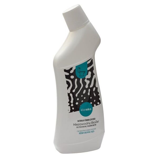 Klareko Klareko, Niezawodny Eko Żel do WC, Różowy Grejpfrut Mięta, 750ml