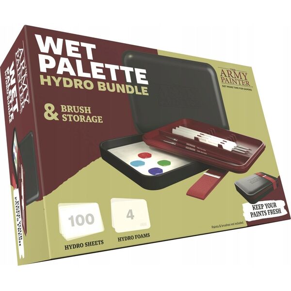 Army Painter The Army Painter: Wet Palette - Hydro Bundle & Brush Storage