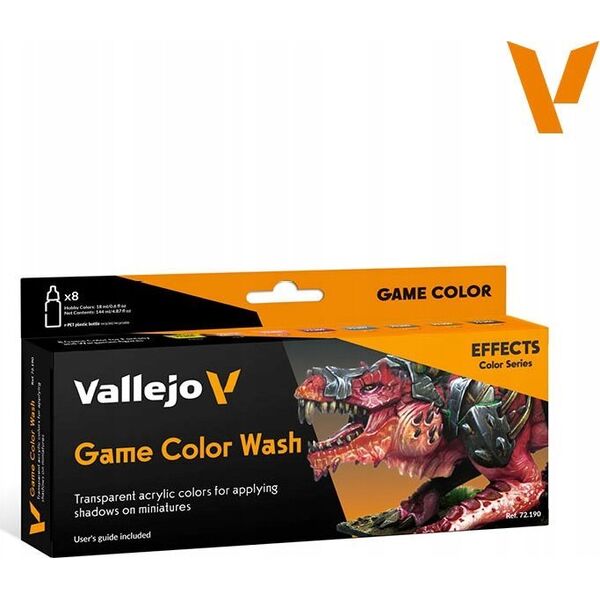 Vallejo Vallejo: 72.190 - Game Color - Game Color Wash (8x18 ml)