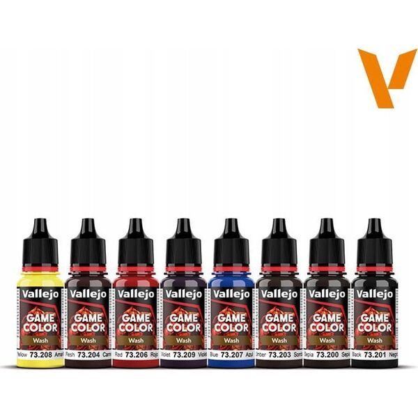 Vallejo Vallejo: 72.190 - Game Color - Game Color Wash (8x18 ml)